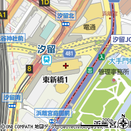 ホテル紅や東京営業所周辺の地図