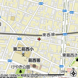 東京都江戸川区東葛西6丁目36-14周辺の地図