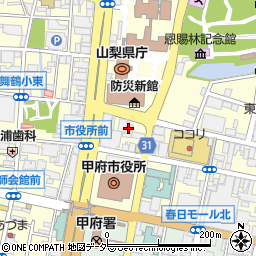 ダイレクトワン株式会社　甲府プラザ周辺の地図