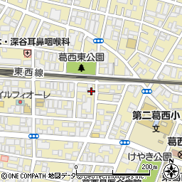 東京都江戸川区東葛西6丁目17-11周辺の地図