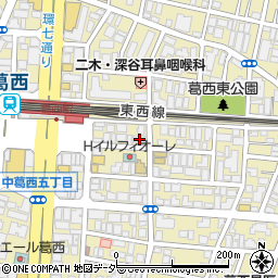 東京都江戸川区東葛西6丁目4-14周辺の地図
