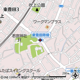 東豊田陸橋周辺の地図