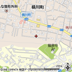 東京都八王子市横川町497周辺の地図