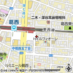 東京都江戸川区東葛西6丁目4-1周辺の地図