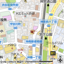 ニトリ渋谷公園通り店周辺の地図