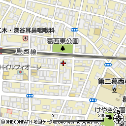 東京都江戸川区東葛西6丁目17-6周辺の地図
