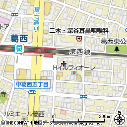 東京都江戸川区東葛西6丁目4-18周辺の地図