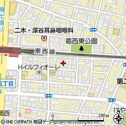 東京都江戸川区東葛西6丁目18周辺の地図