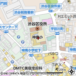 東京都渋谷区宇田川町5周辺の地図