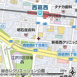 セブンイレブン江戸川西葛西６丁目店周辺の地図