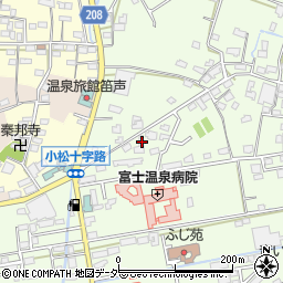 山梨県笛吹市春日居町小松1088周辺の地図