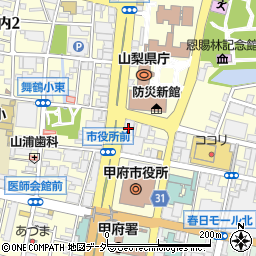 三井住友信託銀行甲府支店周辺の地図