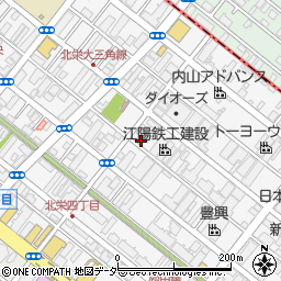千葉県浦安市北栄4丁目13-25周辺の地図