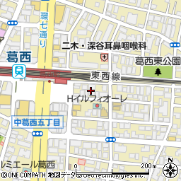 東京都江戸川区東葛西6丁目4周辺の地図