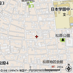 東京都世田谷区松原3丁目1-3周辺の地図