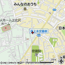 東京都世田谷区上北沢1丁目13-13周辺の地図