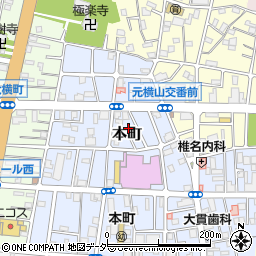 東京都八王子市本町28周辺の地図