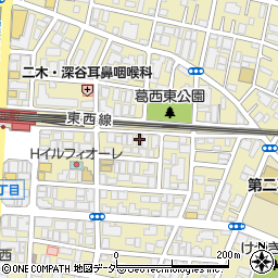 東京都江戸川区東葛西6丁目18-8周辺の地図