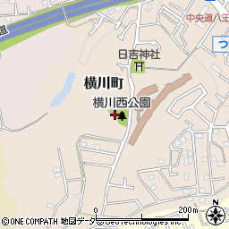 横川西公園周辺の地図
