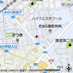 千葉県四街道市鹿渡1108周辺の地図