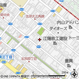 千葉県浦安市北栄4丁目25-28周辺の地図