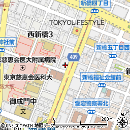 東京都港区西新橋3丁目21周辺の地図