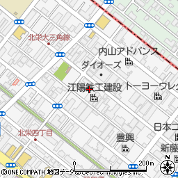 千葉県浦安市北栄4丁目13-35周辺の地図