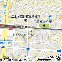 東京都江戸川区東葛西6丁目18-5周辺の地図