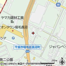 千葉県千葉市稲毛区長沼町115周辺の地図