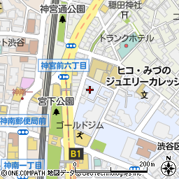 スキューバプロショップ　渋谷店周辺の地図