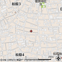 東京都世田谷区松原3丁目5周辺の地図
