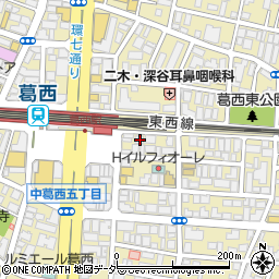 東京都江戸川区東葛西6丁目4-5周辺の地図