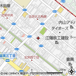 千葉県浦安市北栄4丁目25周辺の地図