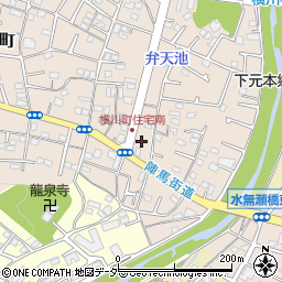 東京都八王子市横川町38周辺の地図