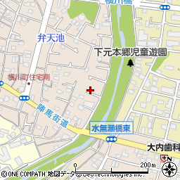 東京都八王子市横川町104周辺の地図