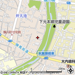 東京都八王子市横川町104周辺の地図