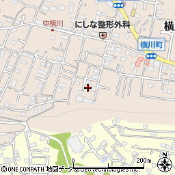 東京都八王子市横川町597周辺の地図