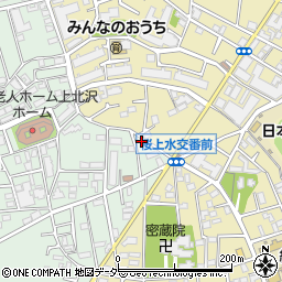 東京都世田谷区上北沢1丁目13-11周辺の地図