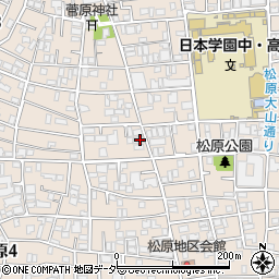 東京都世田谷区松原3丁目1-22周辺の地図