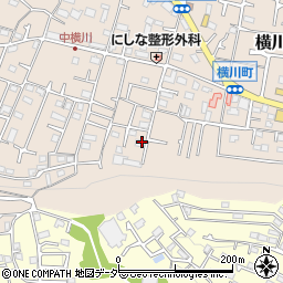 東京都八王子市横川町596周辺の地図