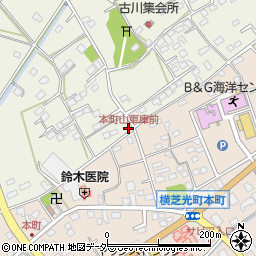 本町山車庫前周辺の地図