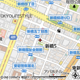 カギの特急便セキュリティハウスＳＥ新橋本店周辺の地図