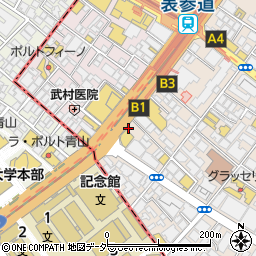 ドトールコーヒー南青山店周辺の地図