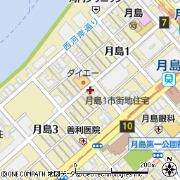 おかめ國次郎店周辺の地図