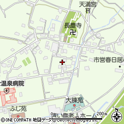 山梨県笛吹市春日居町小松875-6周辺の地図