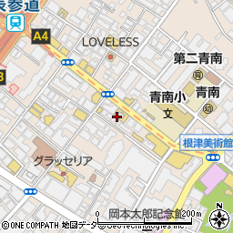 ヨックモック青山本店売店周辺の地図