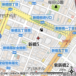 ほっともっと新橋柳通り店周辺の地図