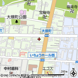 東京都八王子市大横町12周辺の地図