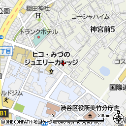 東京都渋谷区神宮前5丁目34-4周辺の地図