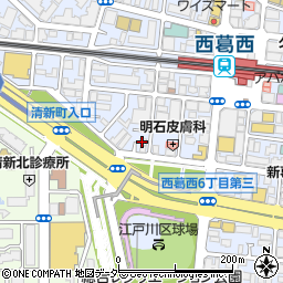 大阪王将西葛西南口店周辺の地図
